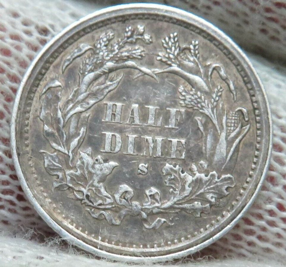 1871-S-Seated-Liberty-Half-Dime-For-Grading-And-Comment