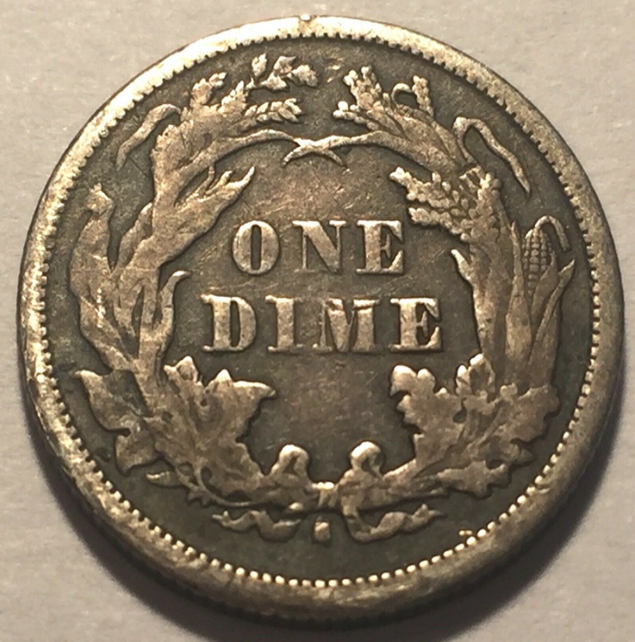 1874-Seated-Liberty-Dime-To-Grade
