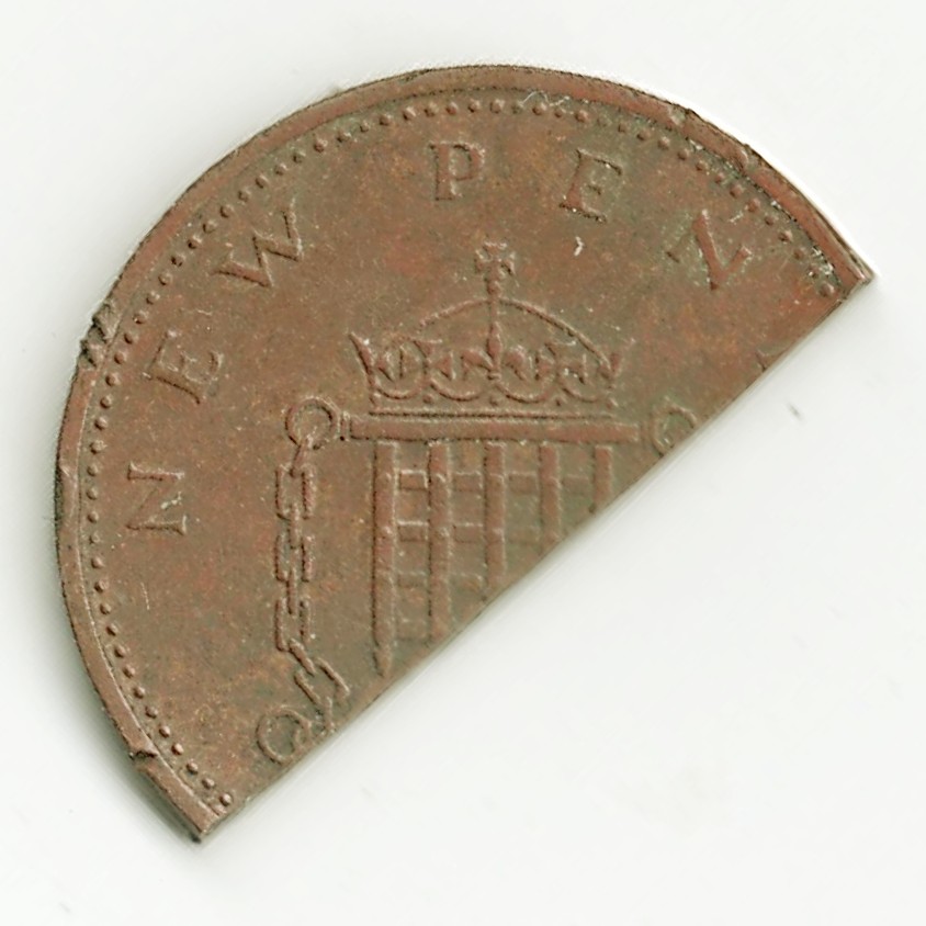 1921-Buffalo-Three-Cent-Piece,-Er,-Nickel---Cut-Coin