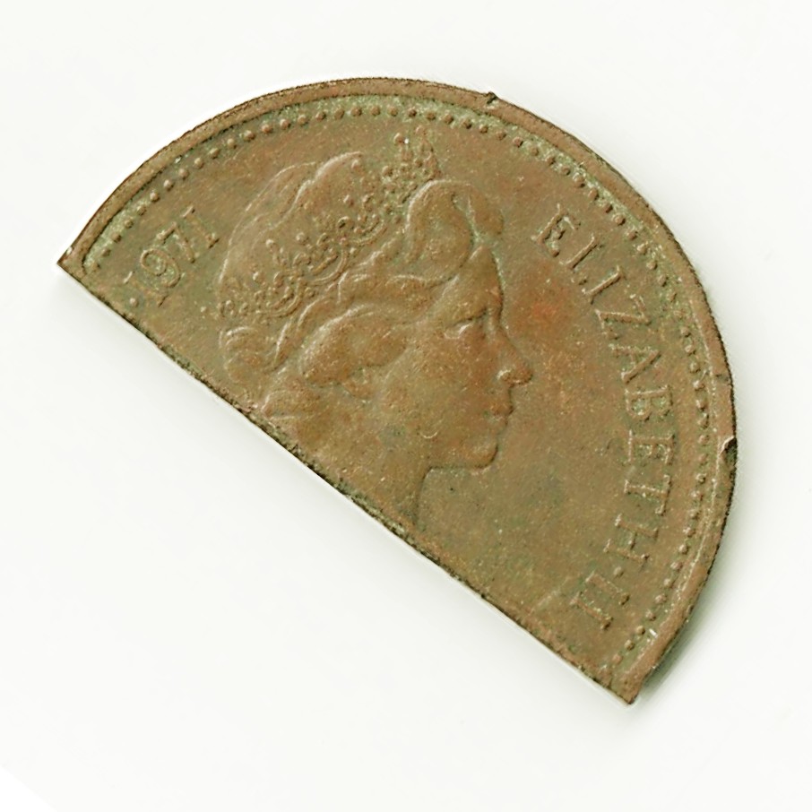1921-Buffalo-Three-Cent-Piece,-Er,-Nickel---Cut-Coin