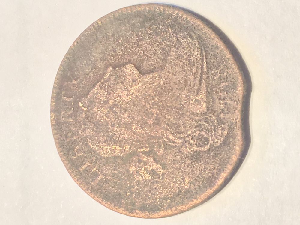 1798-Large-Cent-Clipped-Planchet--Photo-In-Comments-