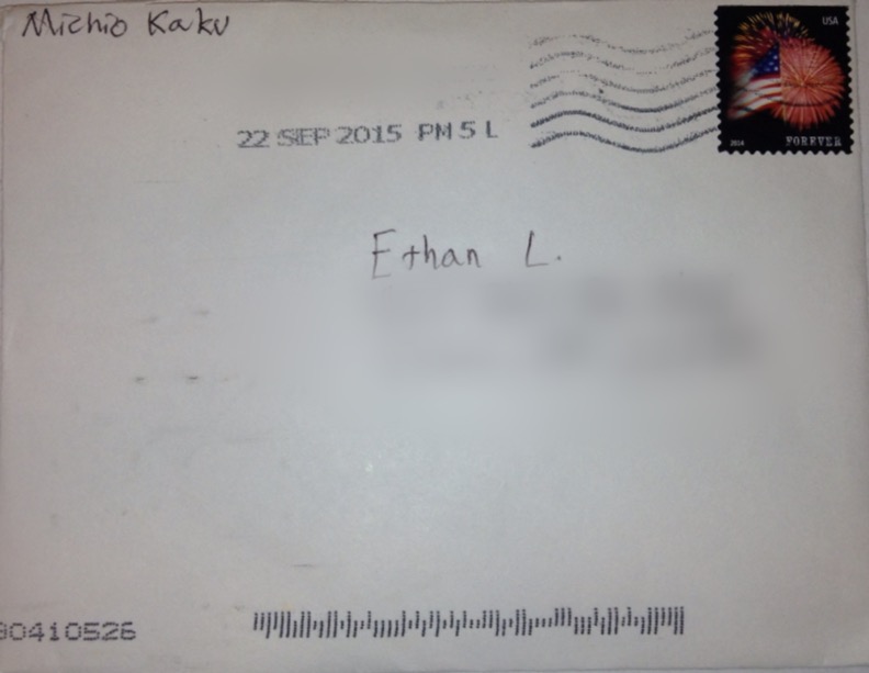 Mail-From-Michio-Kaku!