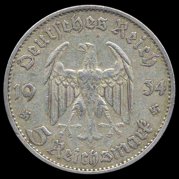 WWII-1934-D-Nazi-Coin-Error?-Weak-Strike?-Opinions-Please.
