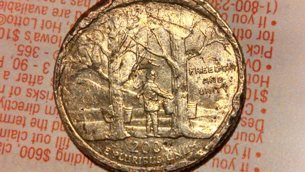 Vermont--Quarter-Brockage