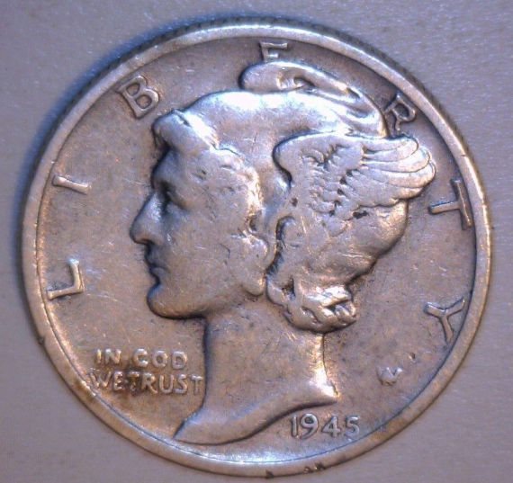Two-1945-S-Micro-S-Mercury-Dimes---Your-Grade-Opinions