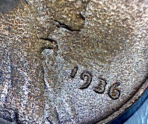 Help-1936-Lincoln-Wheat-Cent-With-Weird-Texture-/-Color?