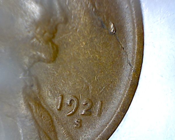1921-S-LWC-Lamination-Error-W/-Planchet--Cracked-&-Peeling-?