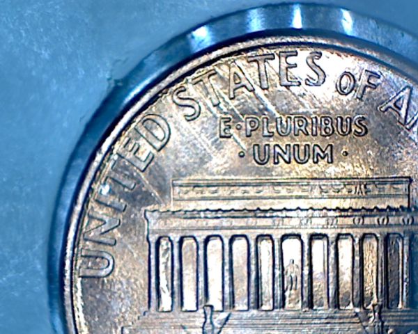 1996-P-Lincoln-Cent-W/-Feeder-Finger-Damage