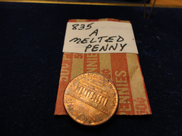 Lincoln-Memorial-Cent---Obverse-Struck-Through-?
