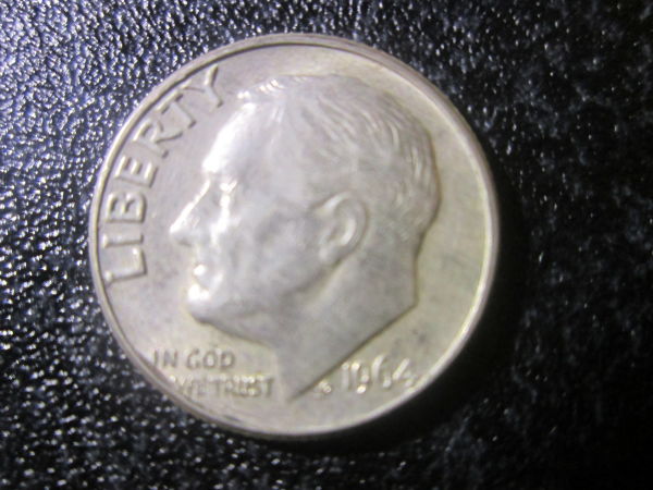 1964-D-Roosevelt-Dime-D/D-RPM