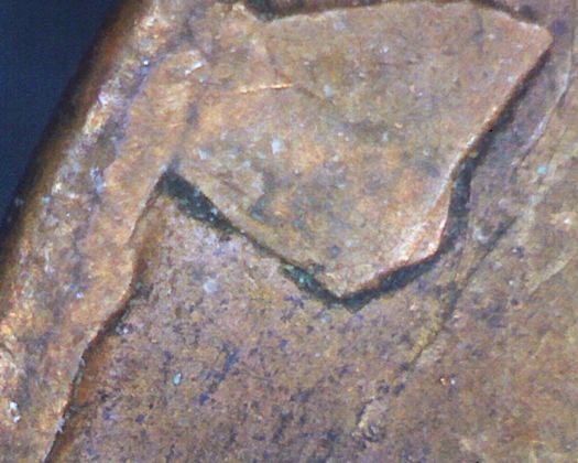 1945-S-Lincoln-Wheat-Cent--W/-Odd-Planchet-Error-&-DDO