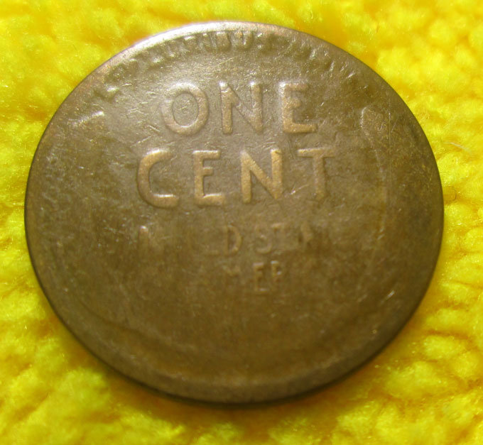 1925-S-Lincoln-Wheat-Cent-Struck-Through-Grease-OBV-&-Rev?