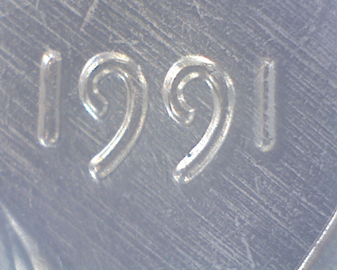 Help-W/-1991-P---Full-Coin-Die-Scratches-OBV-&-Rev