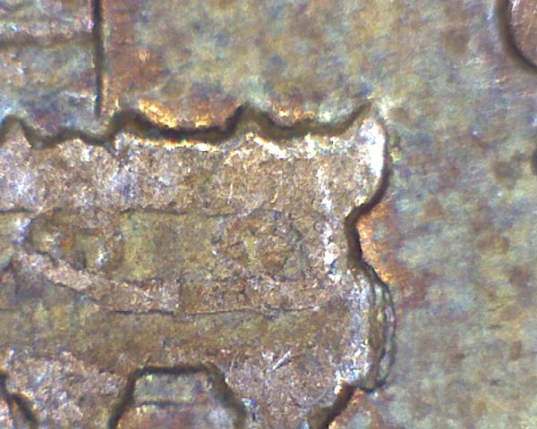 1959-D-Lincoln-Memorial-Cent-D/D/D-Southwest-&-Tilted