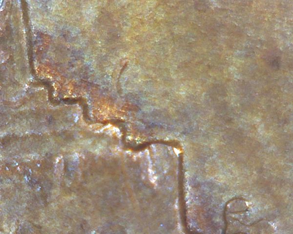 1959-D-Lincoln-Memorial-Cent-D/D/D-Southwest-&-Tilted