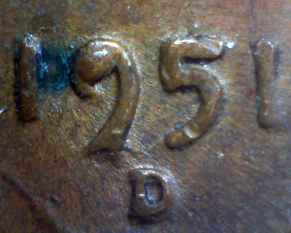 1951-D-Lincoln-Wheat-Cent-D/S-South-OMM?-W-Blob-Filled-9