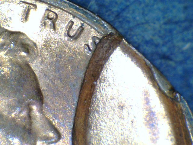 198x-Copper-Lincoln-Struck-Through-Wire-/-Finned-Rim-/-Indented