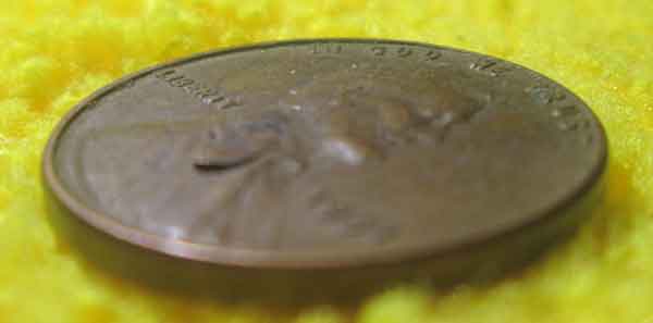 1952-P-Lincoln-Wheat-Cent-W/-Die-Chip-Or-Lamination-Error?