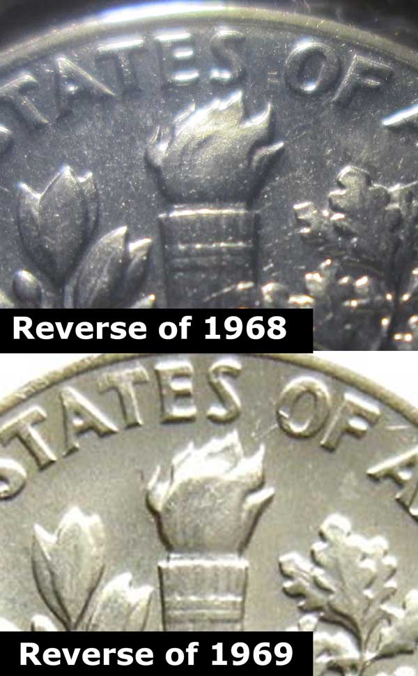 1969-P-REV-Of-68--Roosevelt-Dime-RDV-002--FS-10-1969-901