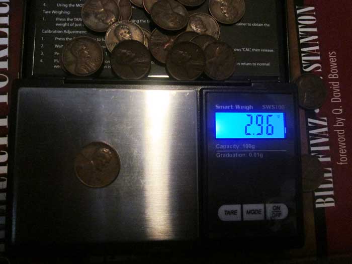 1941-P-Lincoln-Cent---2.97-Grams-&-Smaller-Width