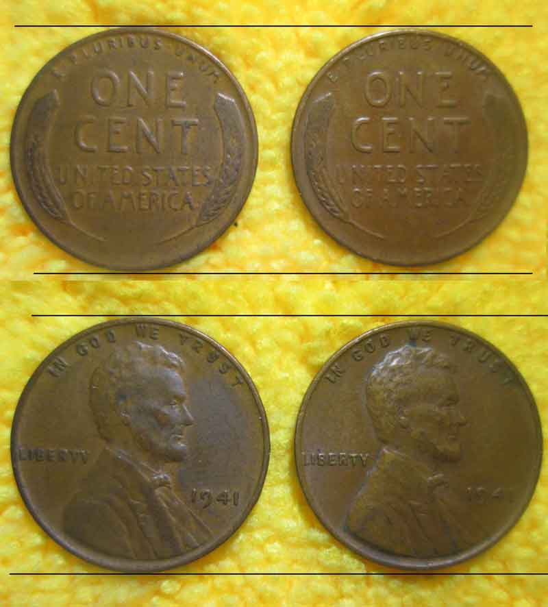 1941-P-Lincoln-Cent---2.97-Grams-&-Smaller-Width