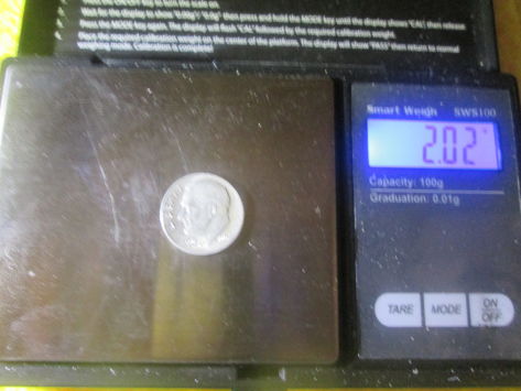 1964-P-Roosevelt-Dime-W/-Thin-Planchet--2.02-Grams