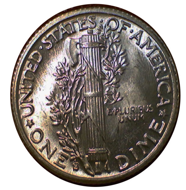 1941-S-Mercury-Dime-Broken-Nose---Feeder-Fingers---Die-Crack