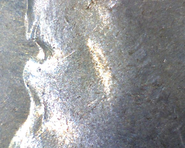 Found-1964-P-Roosevelt-Dime-W/-Clashed-Hot-Lips