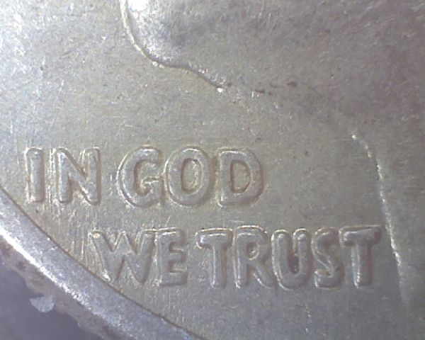 Found-1964-P-Roosevelt-Dime-W/-Clashed-Hot-Lips