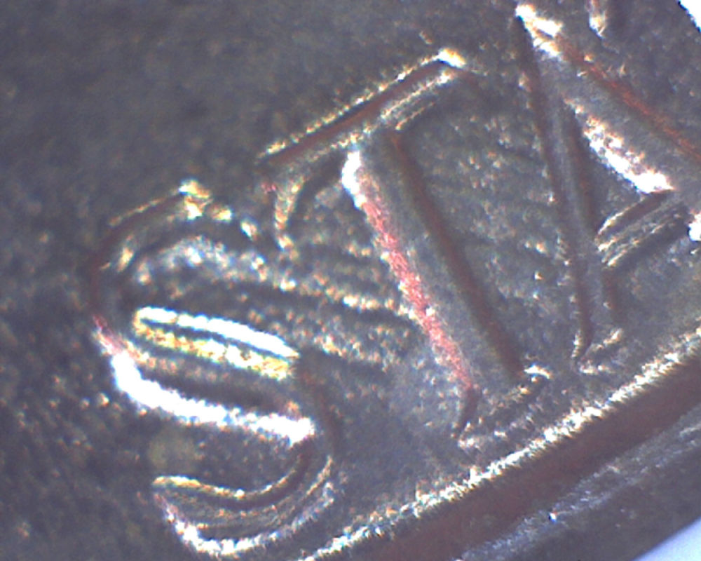 1956-P-Jefferson-Nickel-With-Scratch-Pattern-In-States