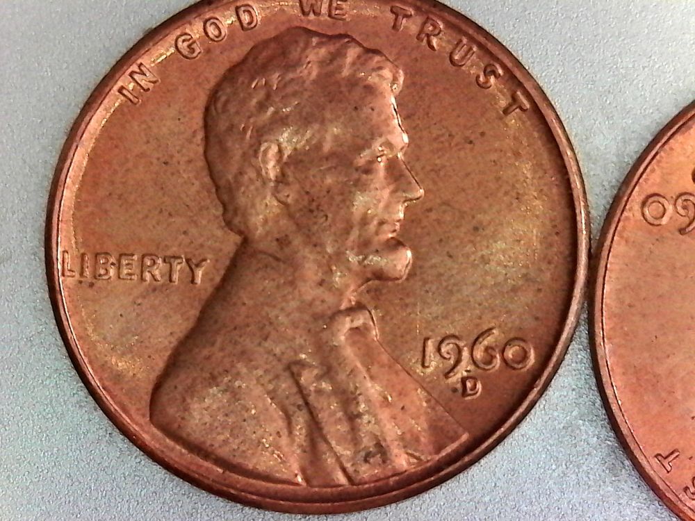Two-1960-D-Lincoln-Cents-Looks-Like-Die-Chip/-But-Clash?