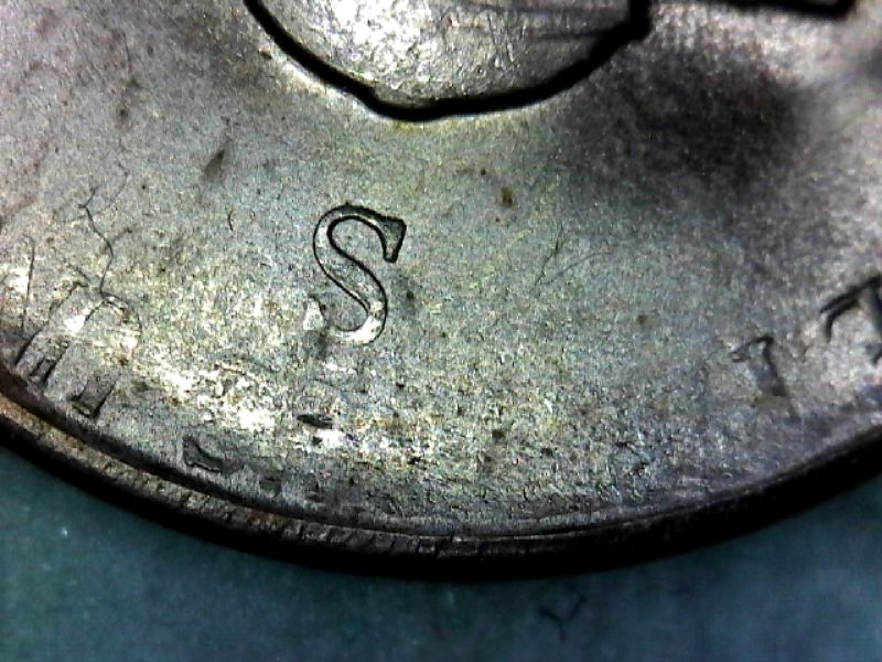 1945-S-Jefferson-Nickel-Struck-Through-Grease