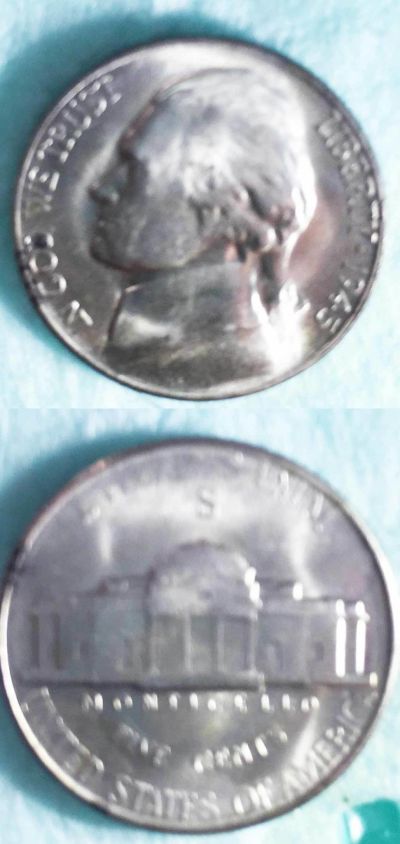 1945-S-Jefferson-Nickel-Struck-Through-Grease