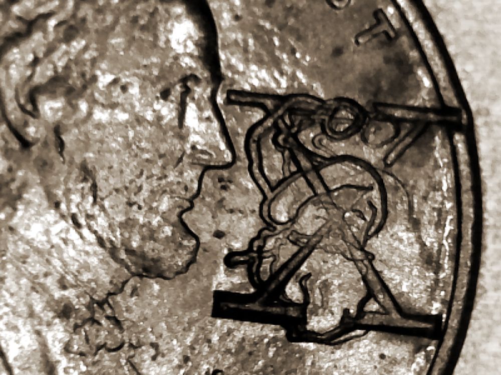 1984-P-Lincoln-Cent-With-A-Xed-Out-Santa-Stamped?