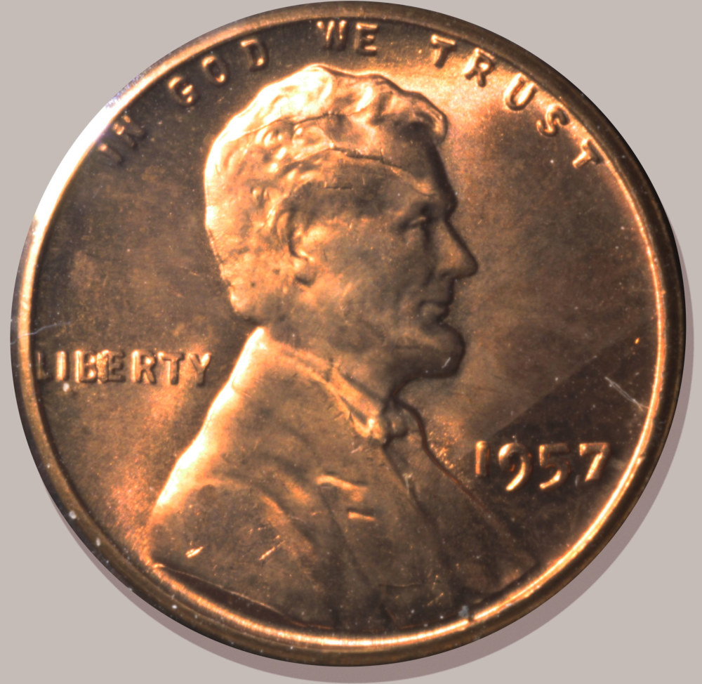 1956-&-1957-Lincoln-Cents-With-BIE-And-Skull-Cracks