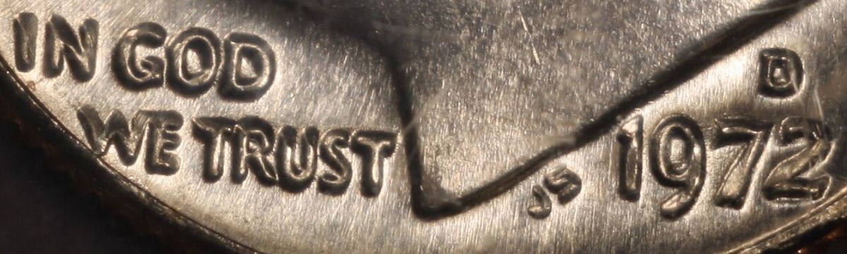 1972-D-Roosevelt-Dime-With-Weird-Thickness-In-Devices