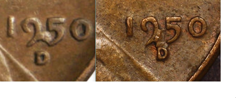1950-D-Lincoln-Wheat-Cent-W/-Interior-Die-Break