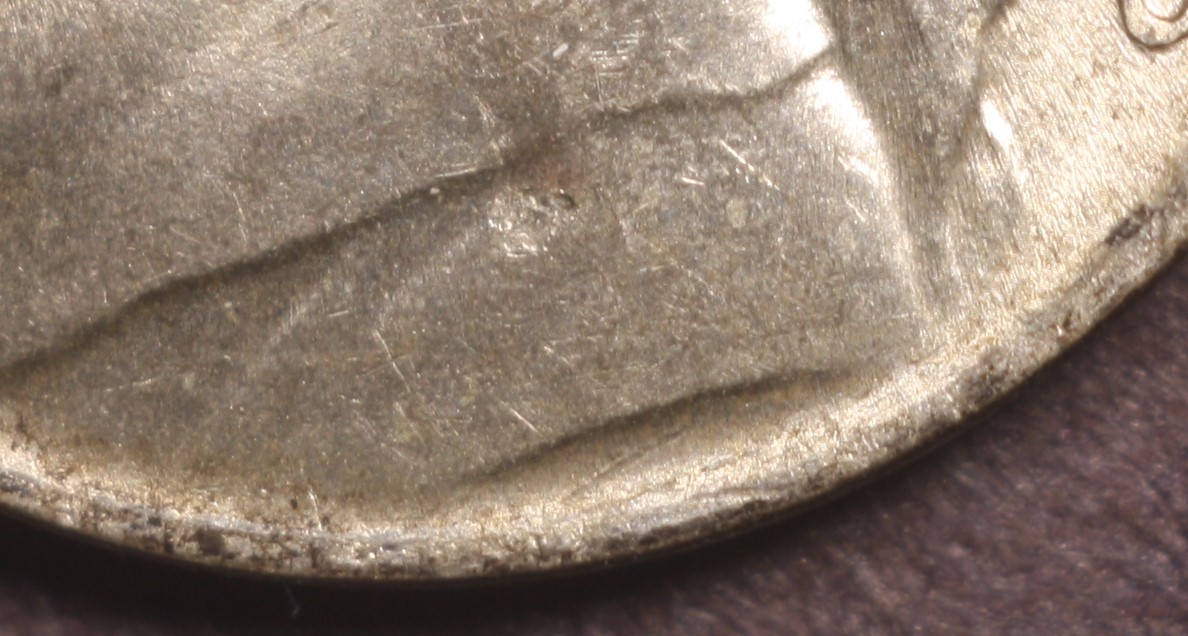 1945-P-Jefferson-Nickel-P/P/P-RPM-W/-Die-Clash-Or-Stuckthru?
