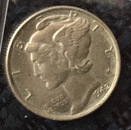 Fake-1942/1-Overdate-Mercury-Dime
