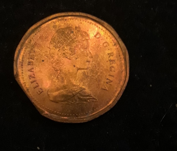 1982-Canadian-Penny-Clipped-Corner