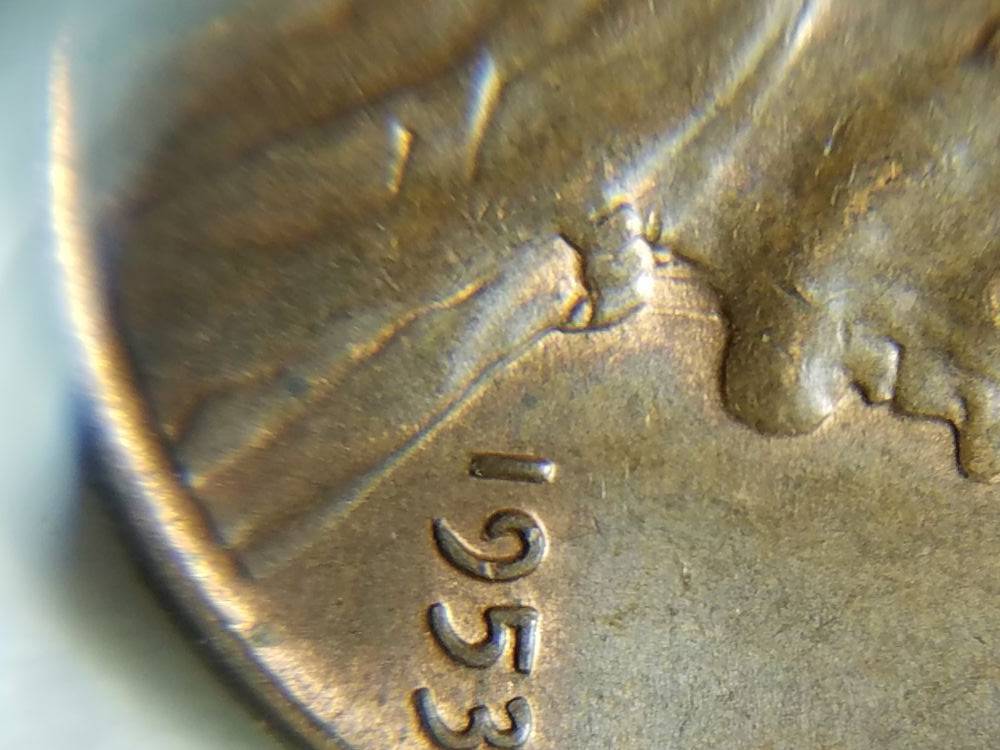 1953-Wheat-Cent-Die-Clash