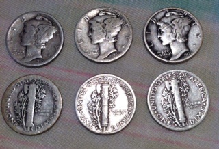 100-Mercury-Dimes
