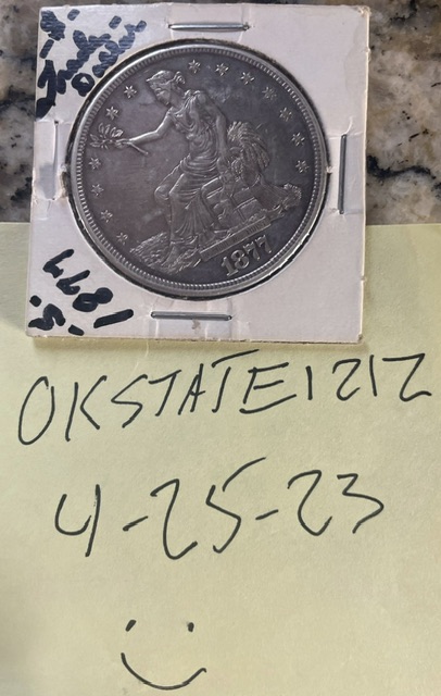 1877-S-Trade-Dollar-For-Grading-!