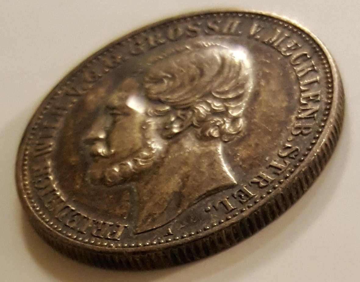 German-States-Mecklenburg-Strelitz-2-Mark-1877-Silver