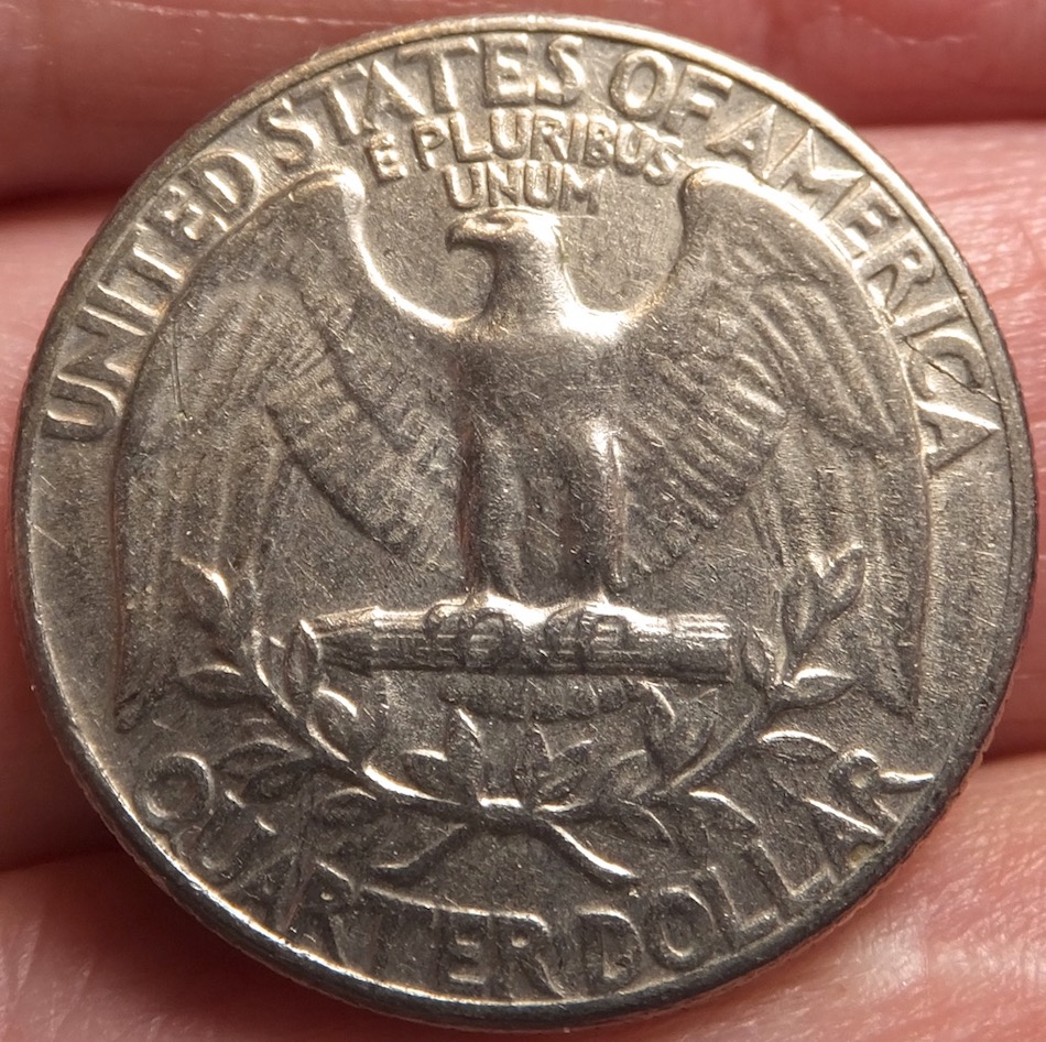1966-Washington-Quarter-With-Reverse-Die-Cracks