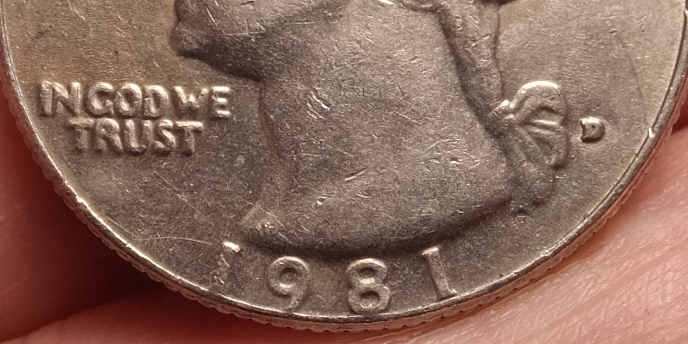 1981-D-Washington-Quarter,-Reverse-Die-Crack