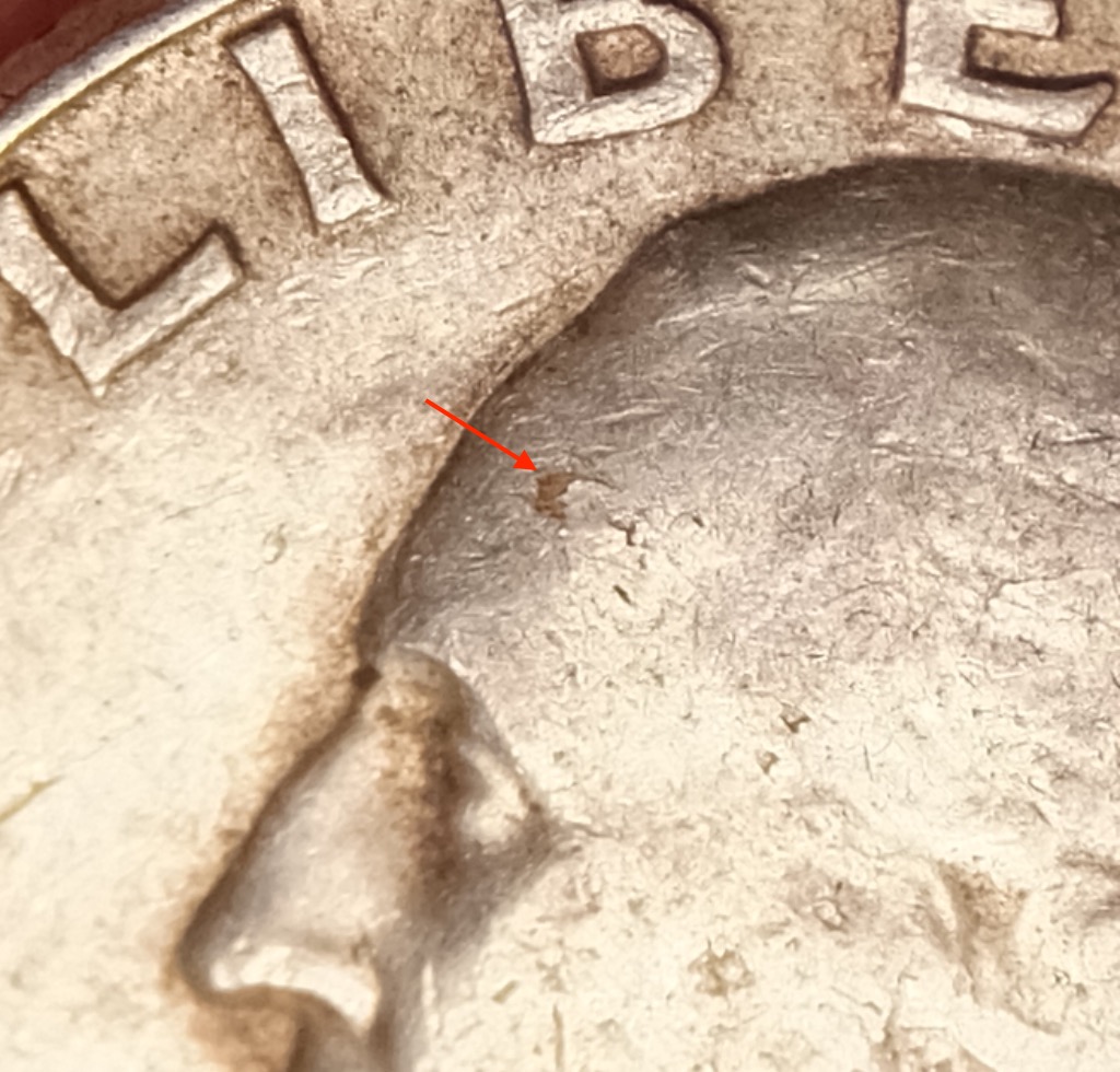1964-Washington-Quarter,-OBV-&-REV-Lamination