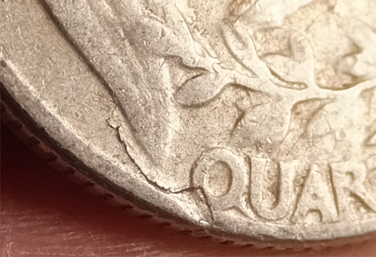 1964-D-Washington-Quarter-Reverse-Lamination