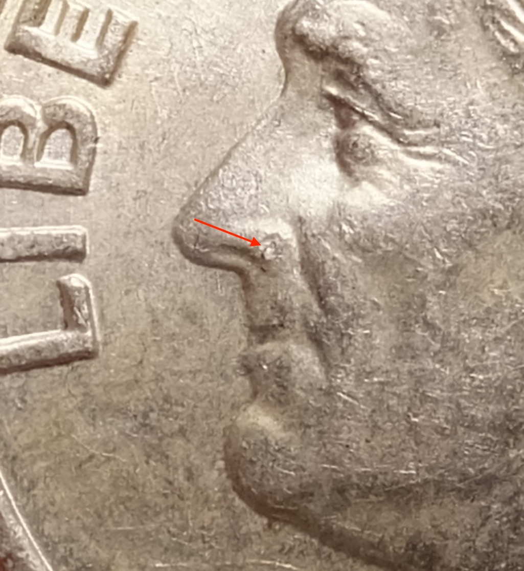 1962-Rosie-Dime-With-Small-Obverse-Lamination