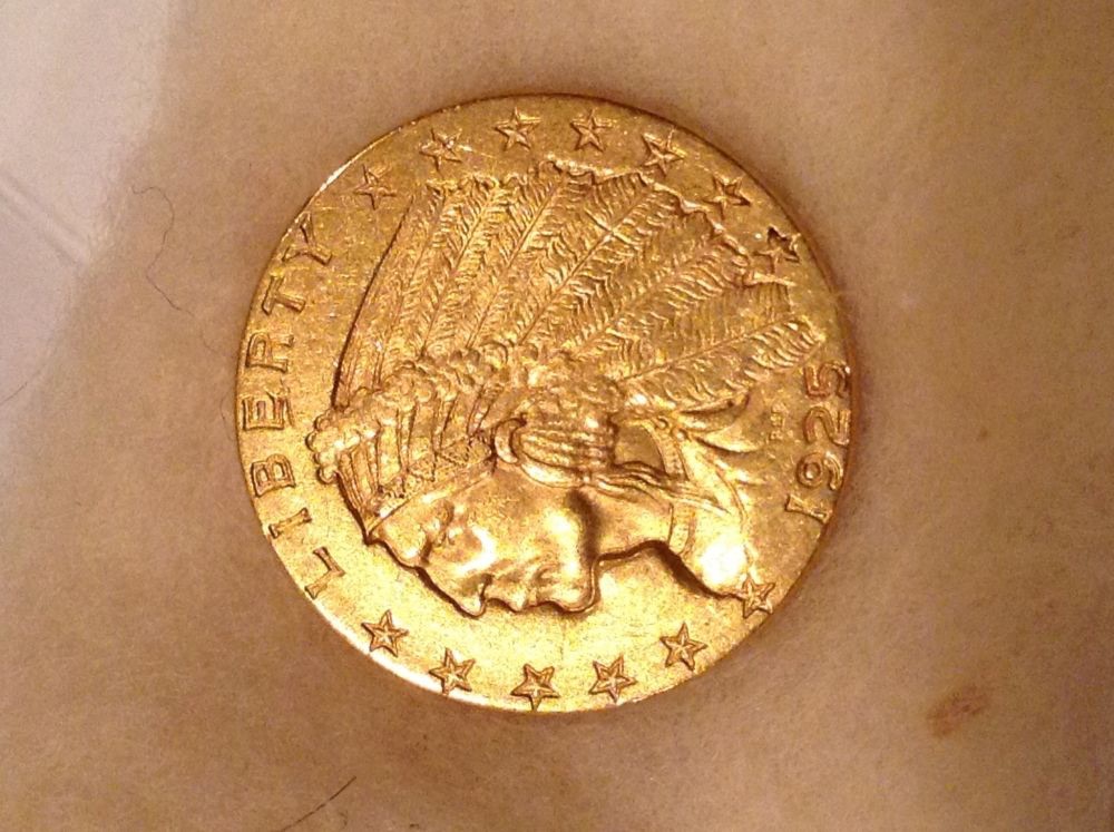 Gold-Coin-Grades-1907-$5/-1925-$2.5
